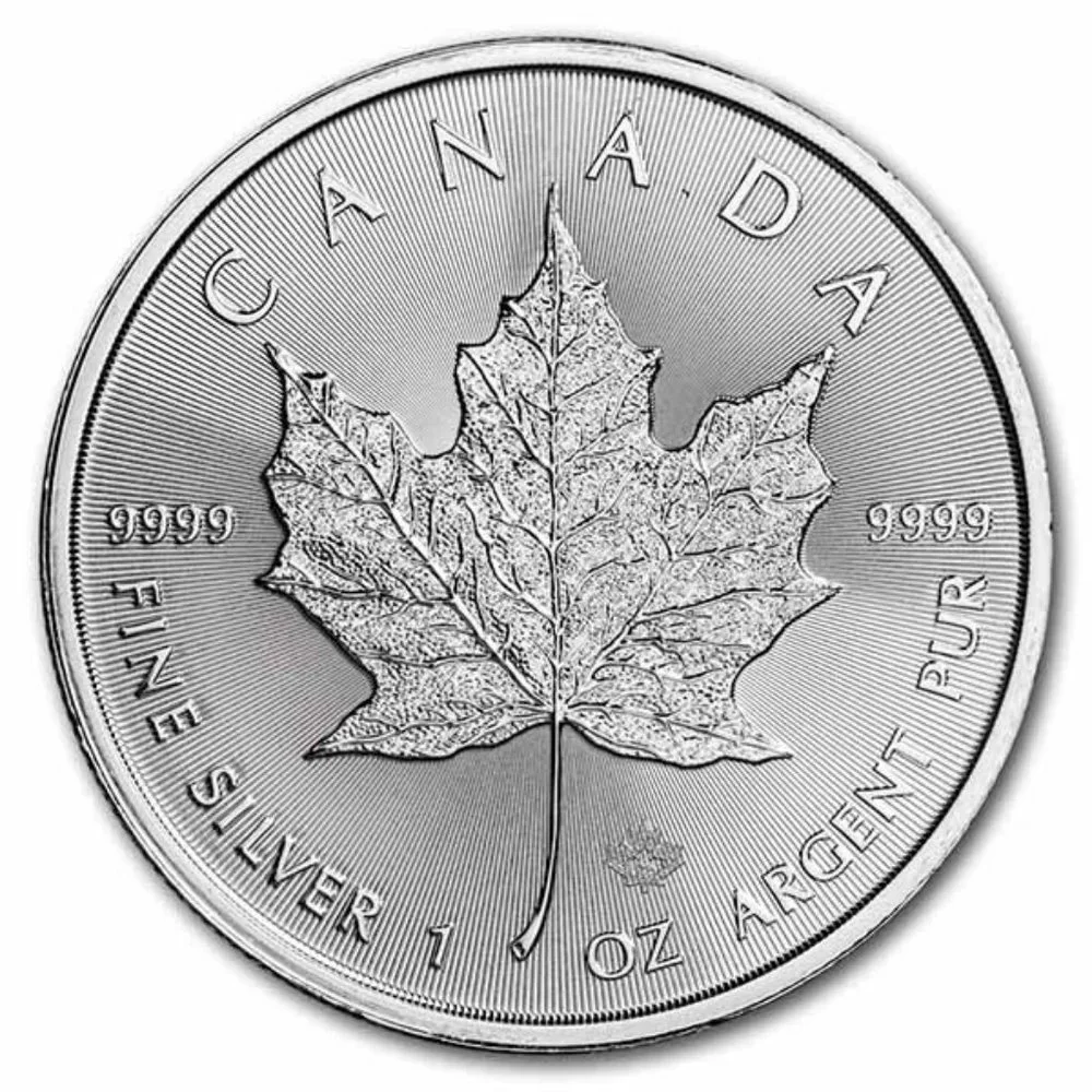Uncirculated 2022 Canada 1 Oz Silver Maple Leaf (BU) - Picture 1 of 6